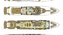 LADY MICHELLE - Layout and Deck Plan